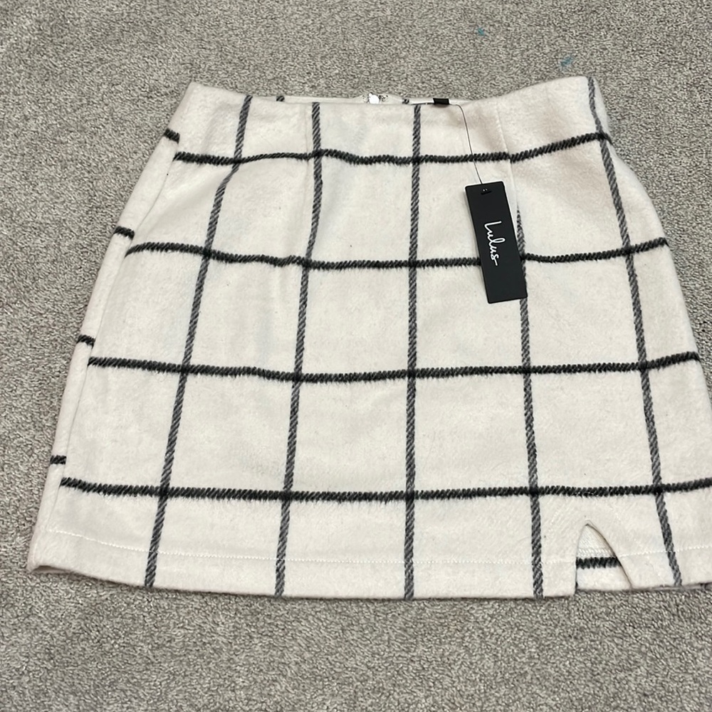 Plaid skirt lulus
